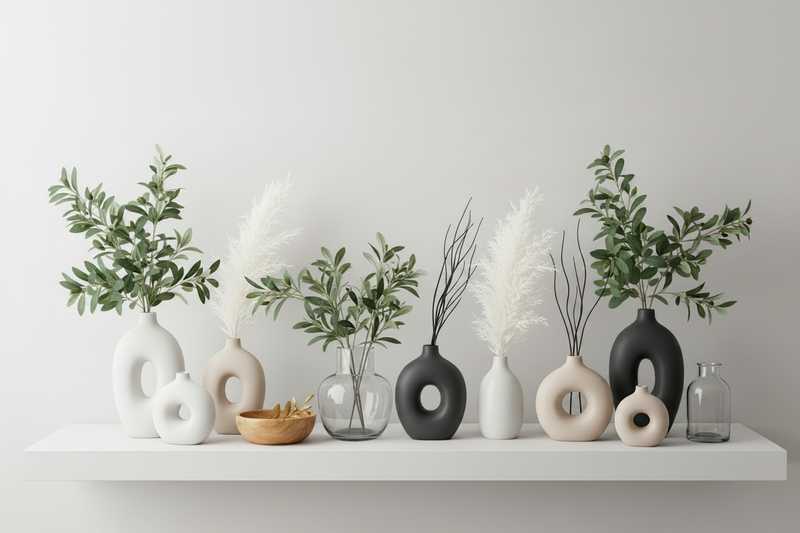Vases & Artificial Plants
