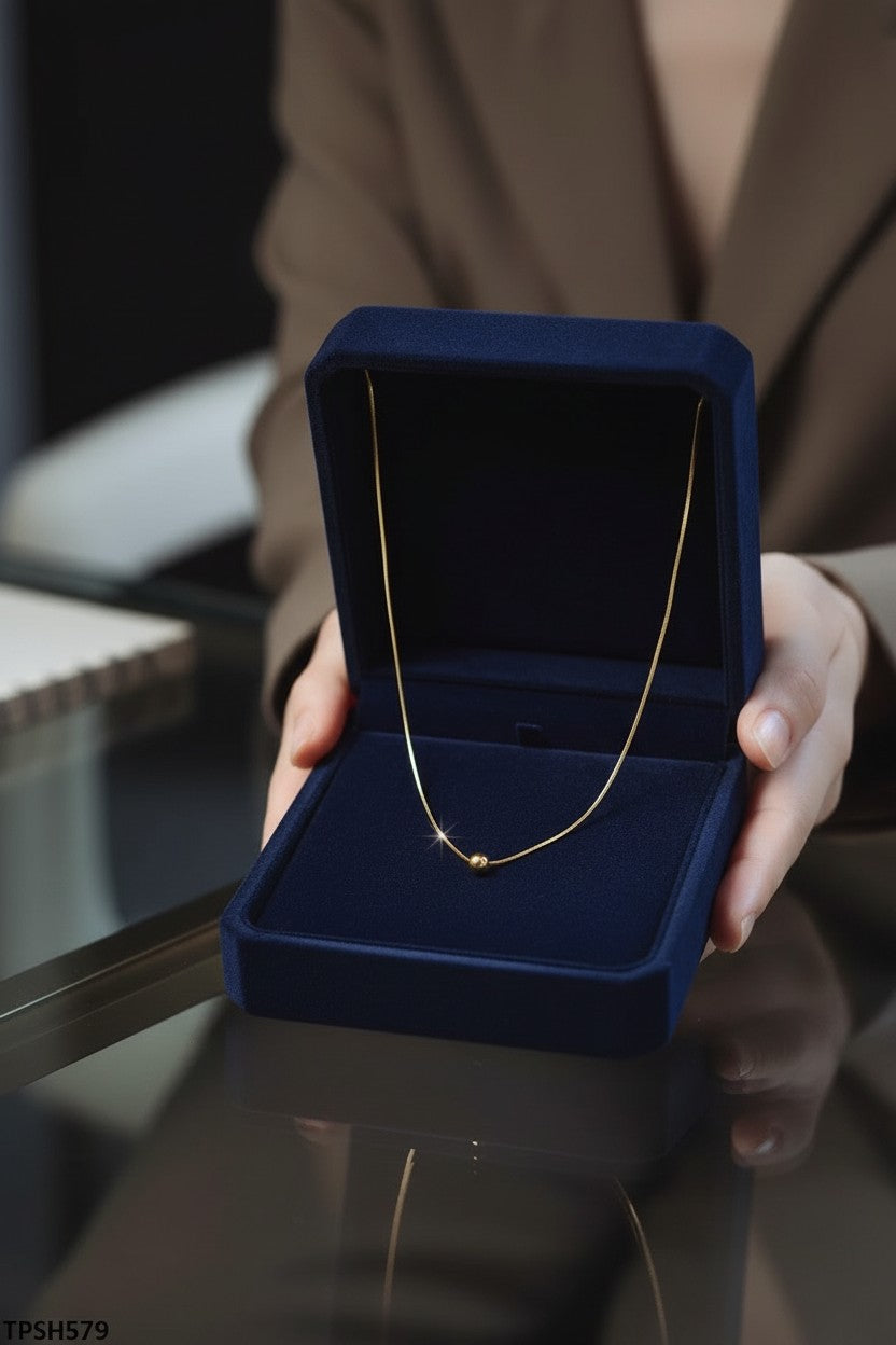 Pure Sphere Minimalist Necklace